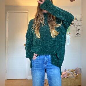 Vintage 90s Chenille Turtleneck Boucle Sweater by Jone’s Wear NWOT